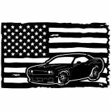 (image for) cars_2 dodge challenger=-  flag