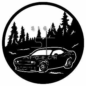 (image for) dodge challenger=-  forest