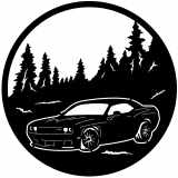 (image for) cars_2 dodge challenger=-  forest