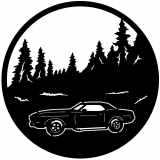 (image for) cars_2 mustang  73=-  forest