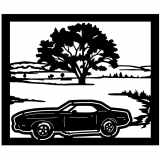 (image for) cars_2 mustang  73=-  tree