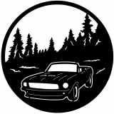 (image for) cars_2 mustang conv=-  forest