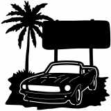 (image for) cars_2 mustang conv=-  sign