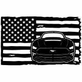 (image for) cars_2 mustang front=-  flag