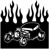 (image for) ratrod big block  flame