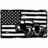 (image for) ratrod cop duster  flag