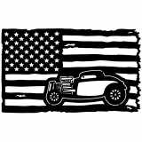 (image for) ratrod ford  flag