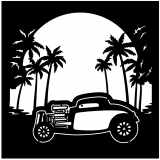 (image for) ratrod ford  palms