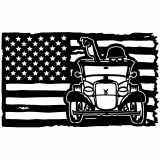 (image for) ratrod ford coupe  32  flag