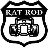 (image for) ratrod hotrod car  shield