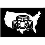 (image for) ratrod hotrod car  usa