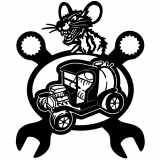 (image for) ratrod keg cart  rat