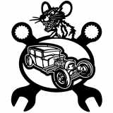 (image for) ratrod model a rat rod  rat