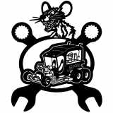 (image for) ratrod popcorn machine  rat