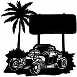 (image for) ratrod rat bait  sign