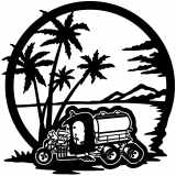 (image for) ratrod rat tanker  beach