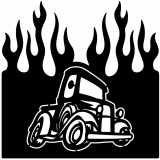 (image for) ratrod rat truck 2  flame