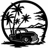 (image for) ratrod rat truck 3=-  beach