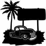 (image for) ratrod rat truck 3=-  sign