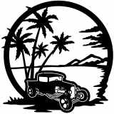 (image for) ratrod rat truck 4  beach