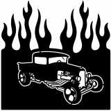 (image for) ratrod rat truck 4  flame