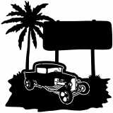 (image for) ratrod rat truck 4  sign