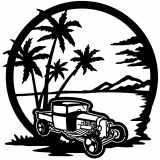 (image for) ratrod rat truck 5  beach