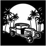 (image for) ratrod rat truck 5  palms