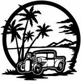 (image for) ratrod rat truck 6  beach