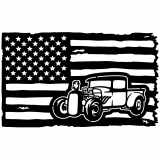 (image for) ratrod rat truck 6  flag