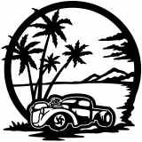 (image for) ratrod rat truck 7  beach