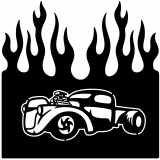 (image for) ratrod rat truck 7  flame