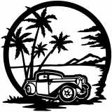 (image for) ratrod rat truck 8  beach