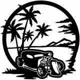 (image for) ratrod ratmobile  beach