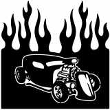 (image for) ratrod ratmobile  flame