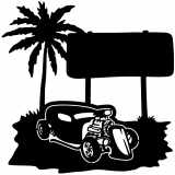 (image for) ratrod ratmobile  sign