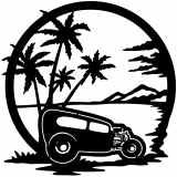 (image for) ratrod rattle trap  beach