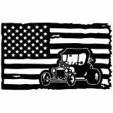 (image for) ratrod roadster  flag