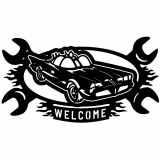 (image for) ratrod the batmobile  oval