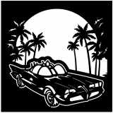 (image for) ratrod the batmobile  palms