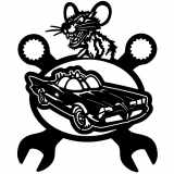 (image for) ratrod the batmobile  rat