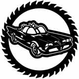 (image for) ratrod the batmobile  saw