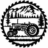 (image for) tractor farmall  560  plateau saw