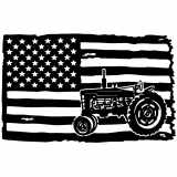 (image for) tractor farmall m  flag