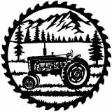 (image for) tractor farmall m  plateau saw