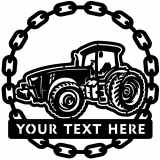 (image for) tractor john deere  8245r  chain