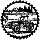 (image for) tractor john deere  8245r  farm saw