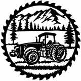 (image for) tractor john deere  8245r  plateau saw