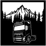 (image for) transport cabover truck  treeline