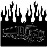 (image for) transport kenworth 01=-  flame